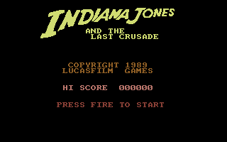 Indiana Jones and the Last Crusade screenshot 4 for Commodore 64
